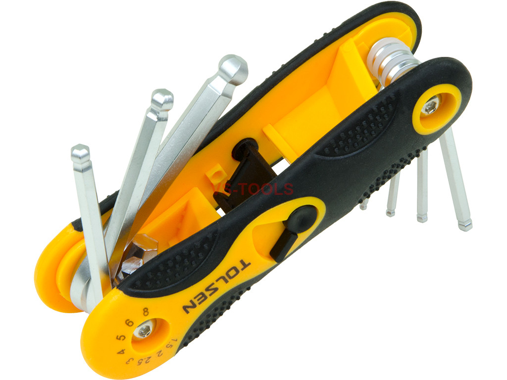 Hand 8pcs Metric Folding Ball End Point Allen Hex Key 1.5mm8mm